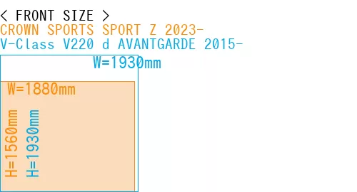 #CROWN SPORTS SPORT Z 2023- + V-Class V220 d AVANTGARDE 2015-